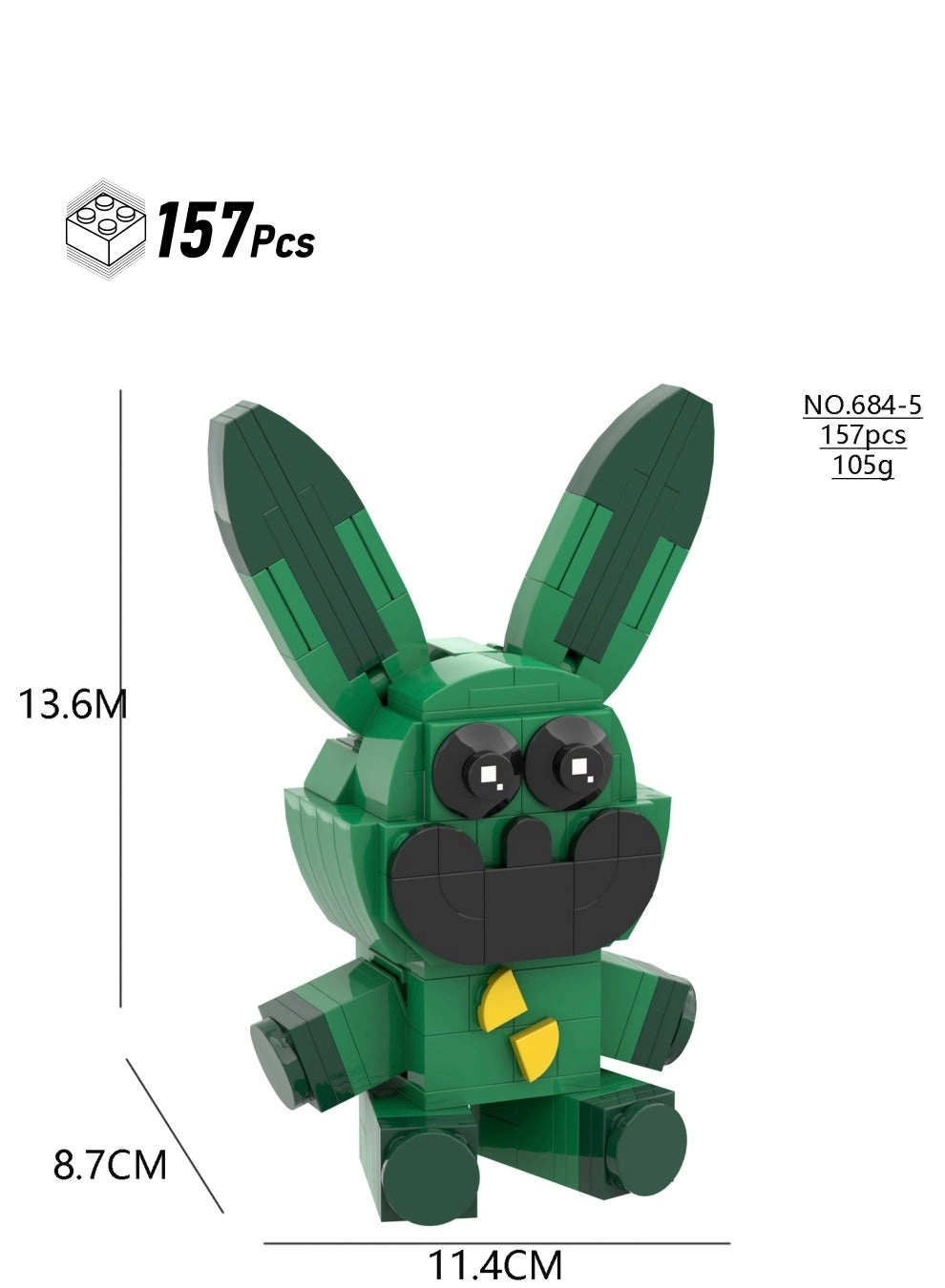 GE Poppy Playtime Smiling Critters - 157 pcs