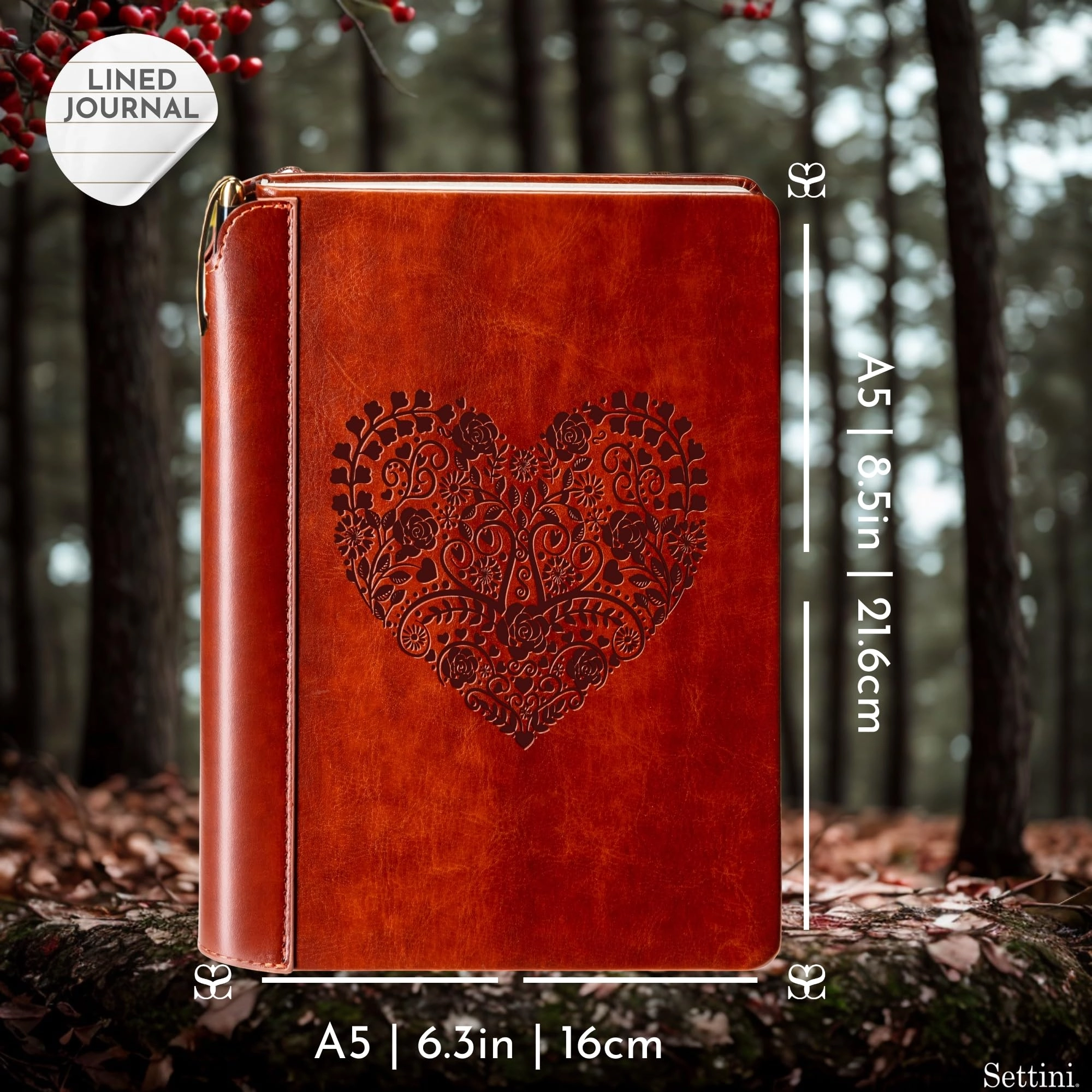 Compass Journal A5 Hardcover - Lined 192 Pages Gift Set