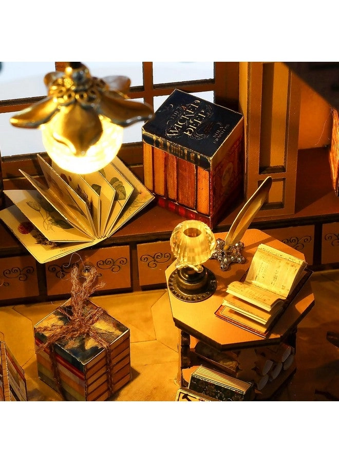 Magic Book Store Book Nook Kit - Diy Wooden Led