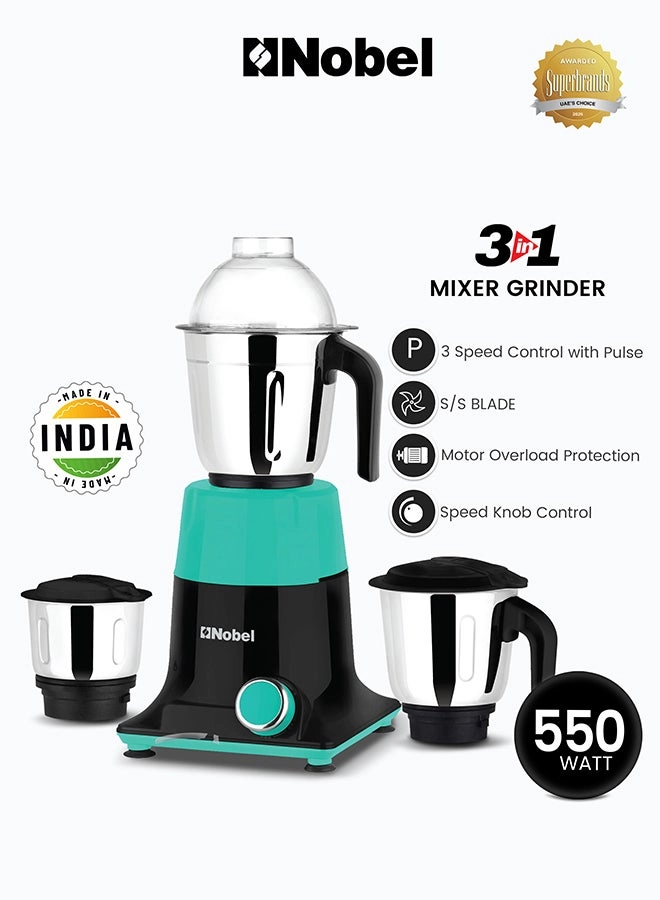 Nobel NB301SS - 1300 Milliliters 550 watts