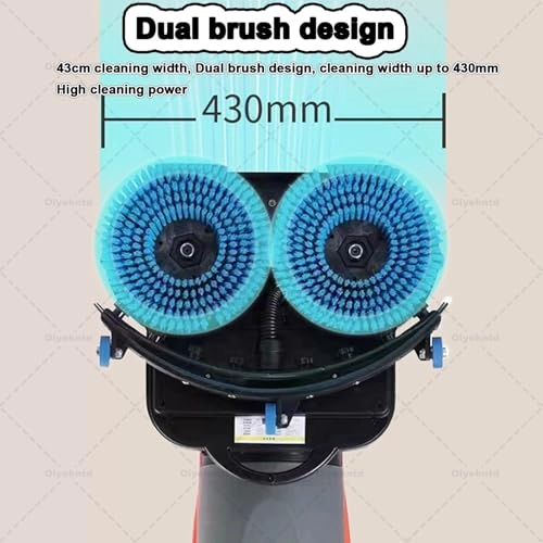 Hand Push Floor Washing Machine - 250W x 2 150W