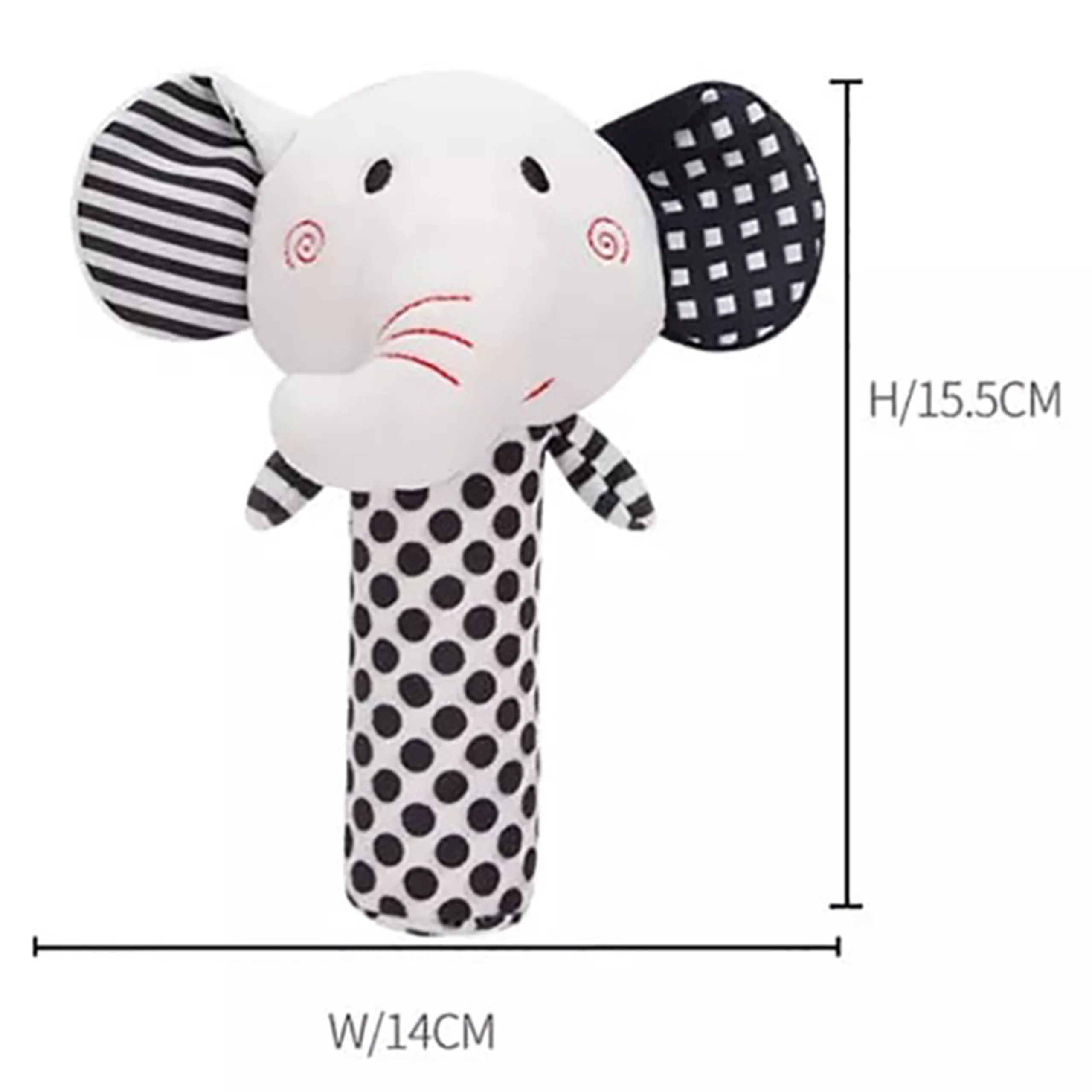 Baby Rattle Soft Toy - 3 months plush Fox