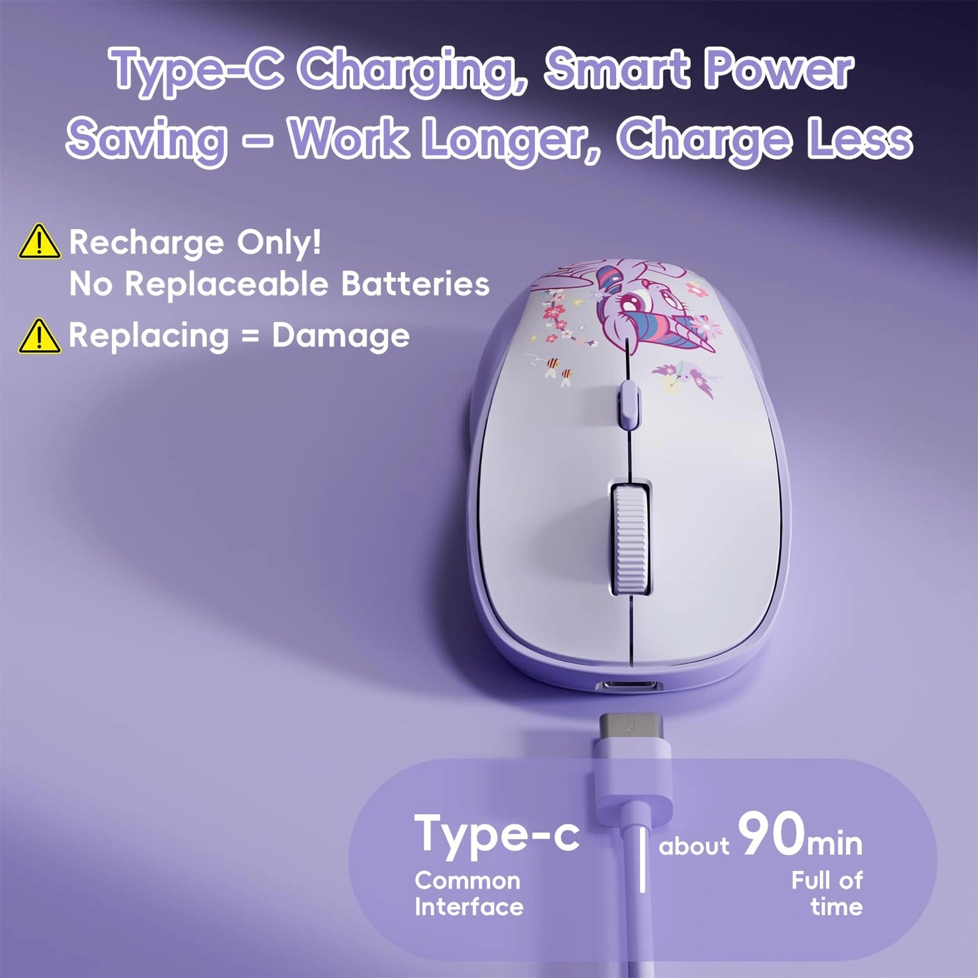 Twilight Sparkle Wireless Mouse - USB