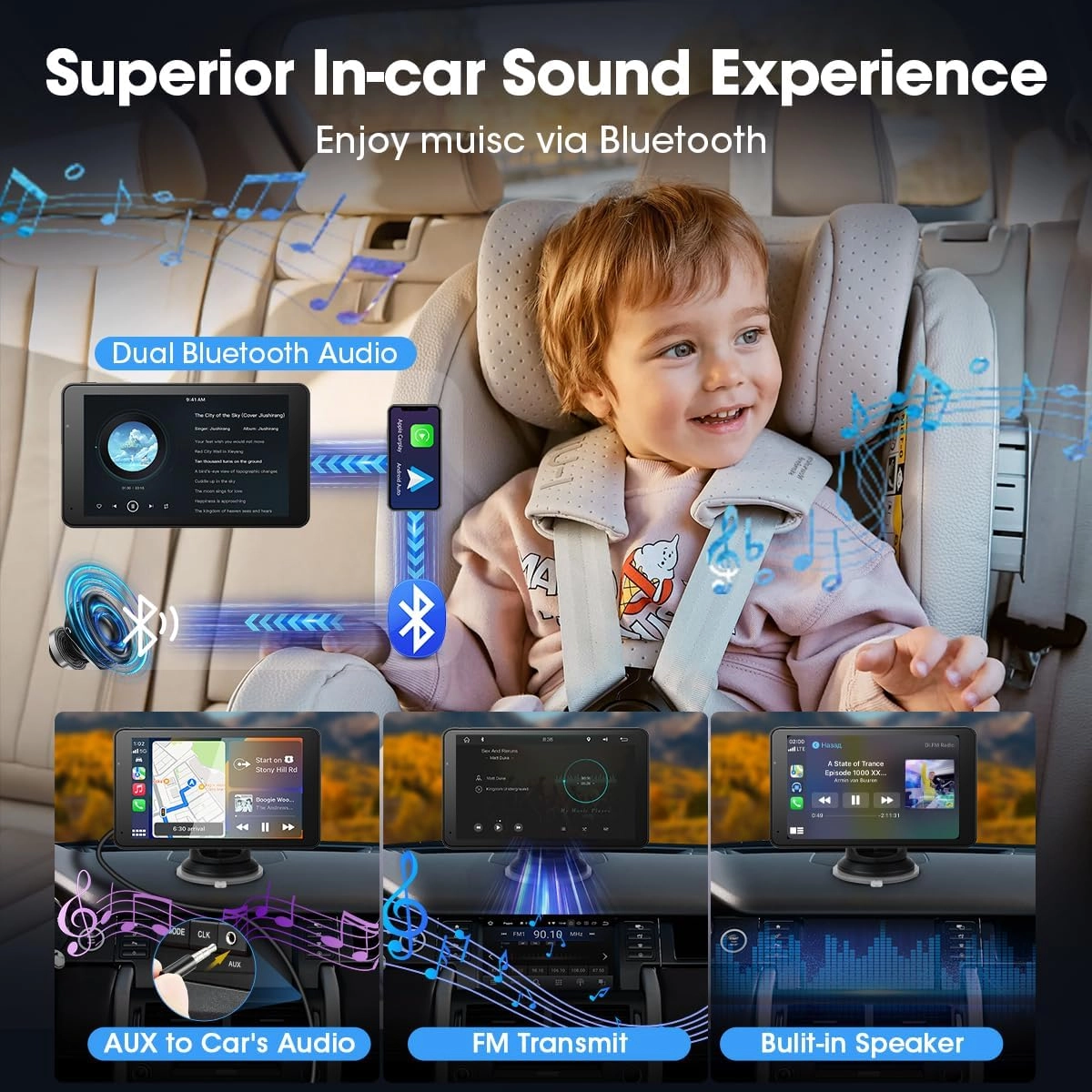 Baby Car Camera - 7inch