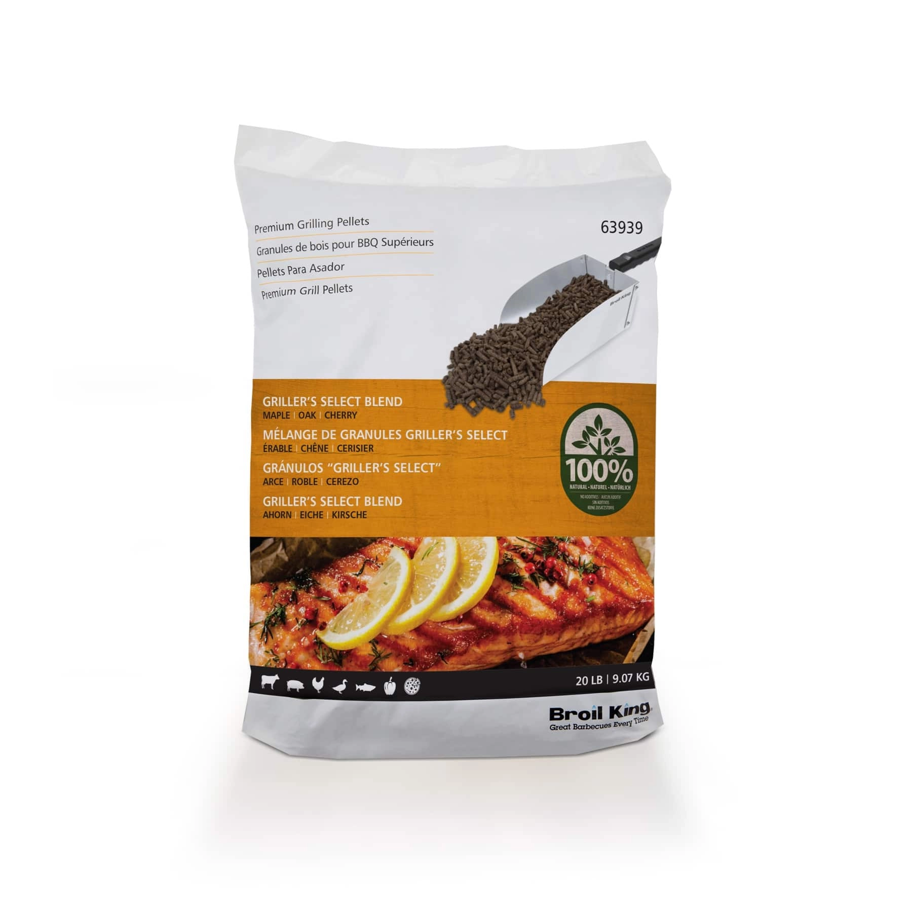 Broil King Griller's Select Blend Wood Pellets - 9 kg 100% natural