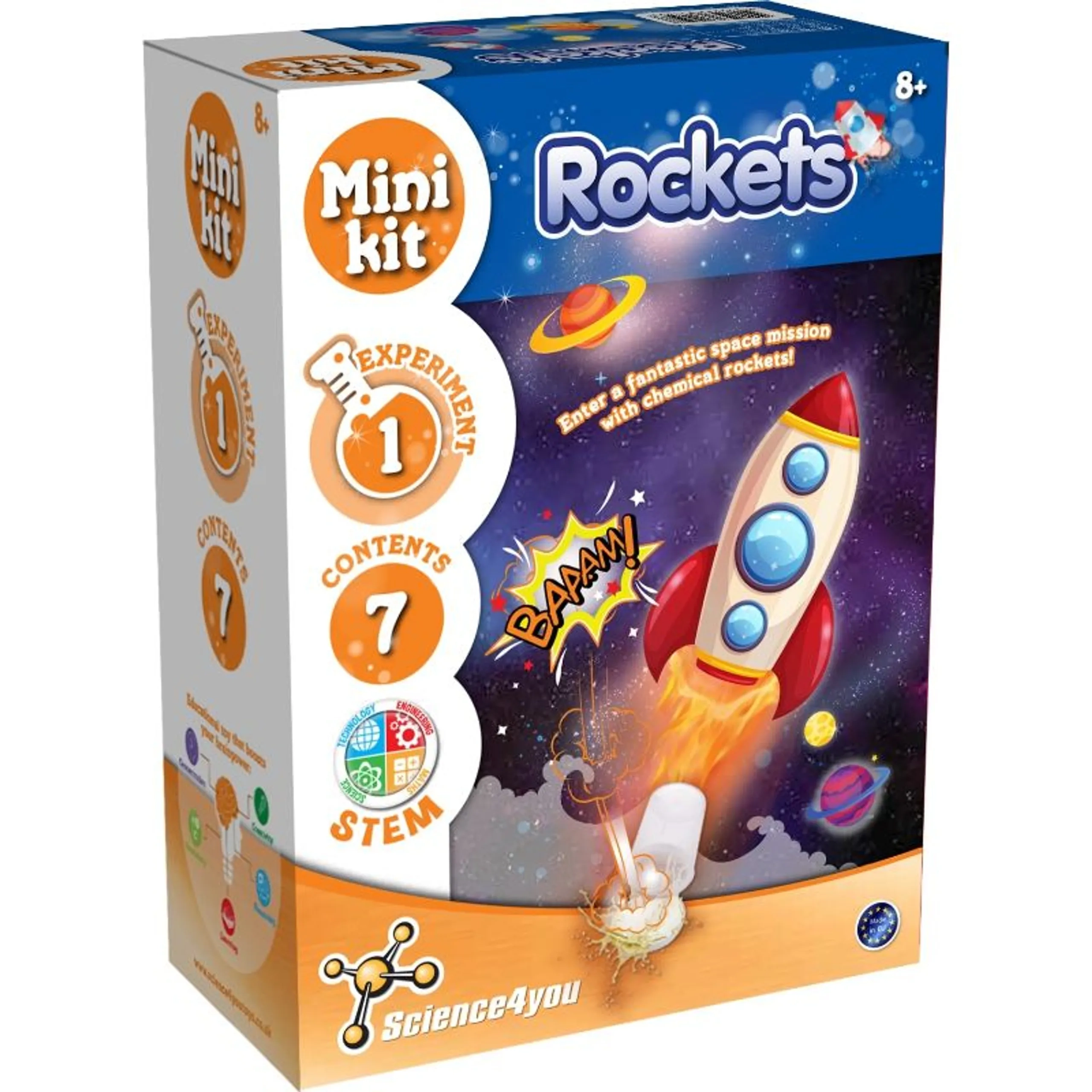 Science4You Mini Kit Rockets - 8 years+ 6 pieces