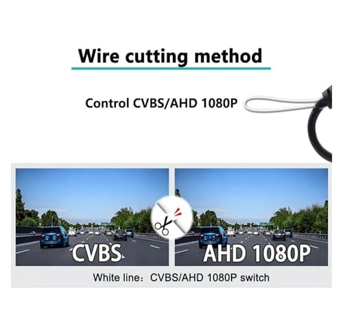 Rear View Parking Camera - Night Vision Wire