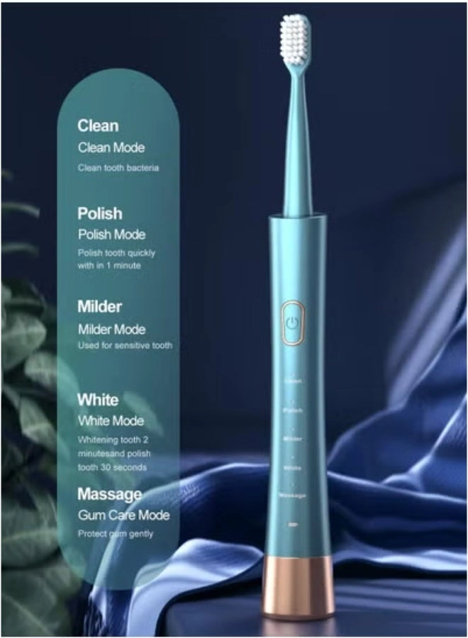 JP-ET-WG - 8 Brush Heads Rechargeable IPX7 Waterproof