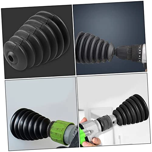 Dust Cover for Electric Drill - 6pcs Black 11.00X8.50X8.50cm