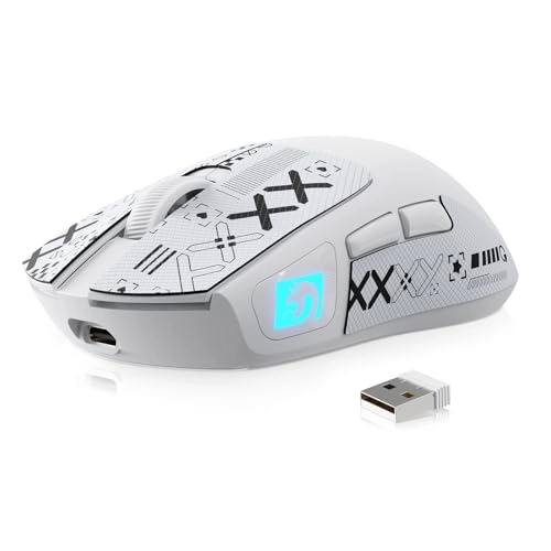 M4 Superlight Gaming Mouse - 2.4G/Bluetooth/Wired