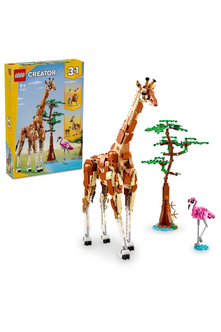 COLOR LAND CHILDRENS TOYS CENTER LLC Wild Safari Animals (31150) - 3in1