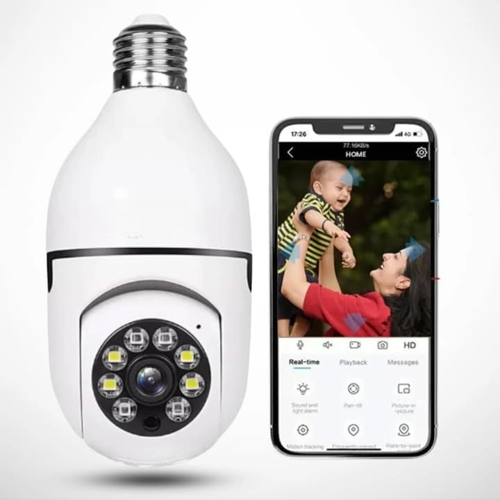 360 IP Camera - 64GB 1080p Night Vision