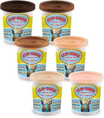 Making the Grade 6 Clay Dough Colors of The World - Clay Dough 142g 6pcs.