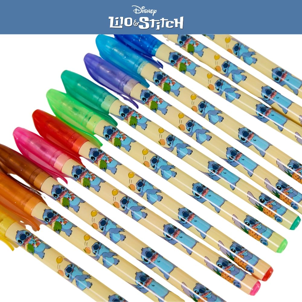 Lilo and Stitch Gel Pen Set - 24 Pack 0.5mm