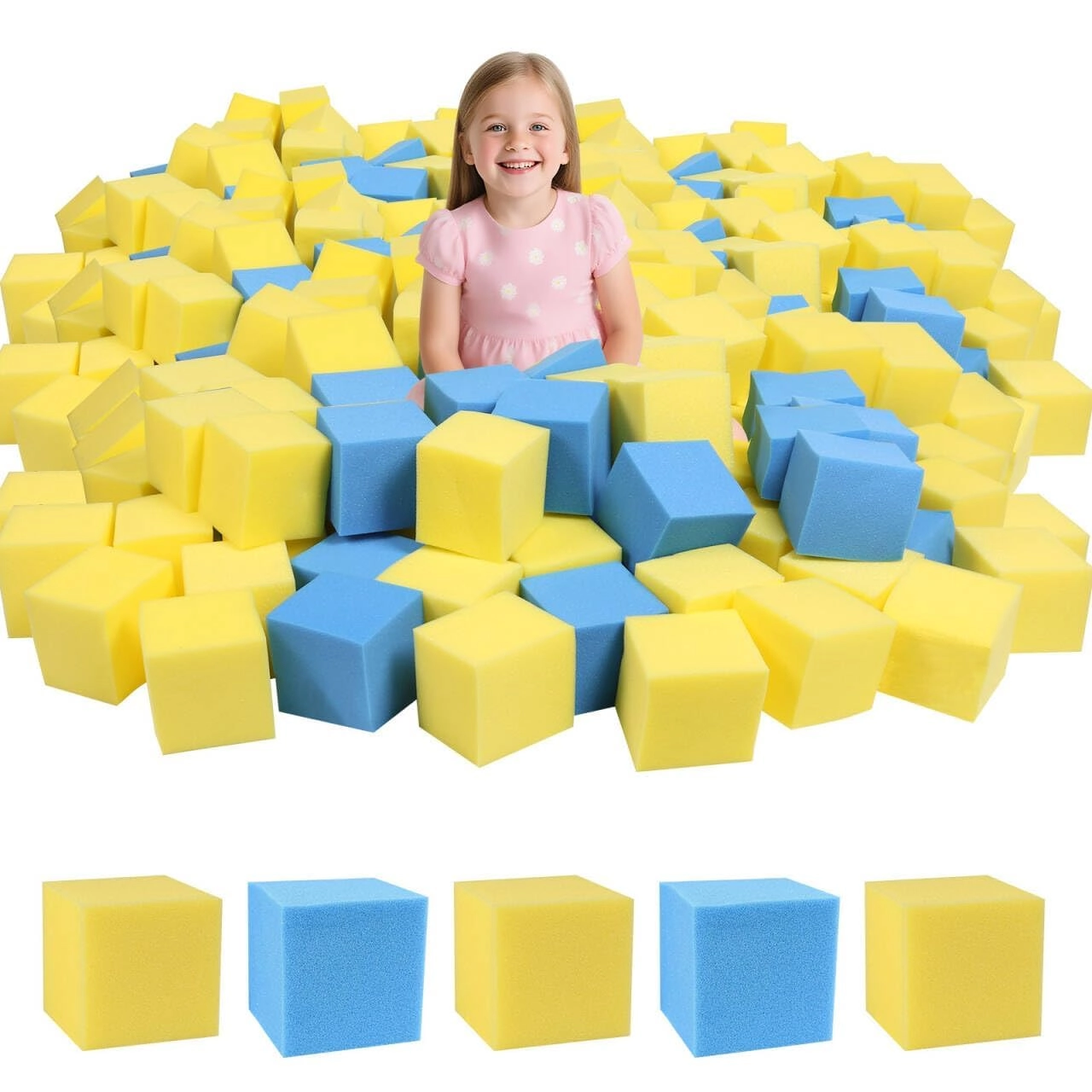 WINTECY Foam Cubes - 36 months - 6 years 24 pieces