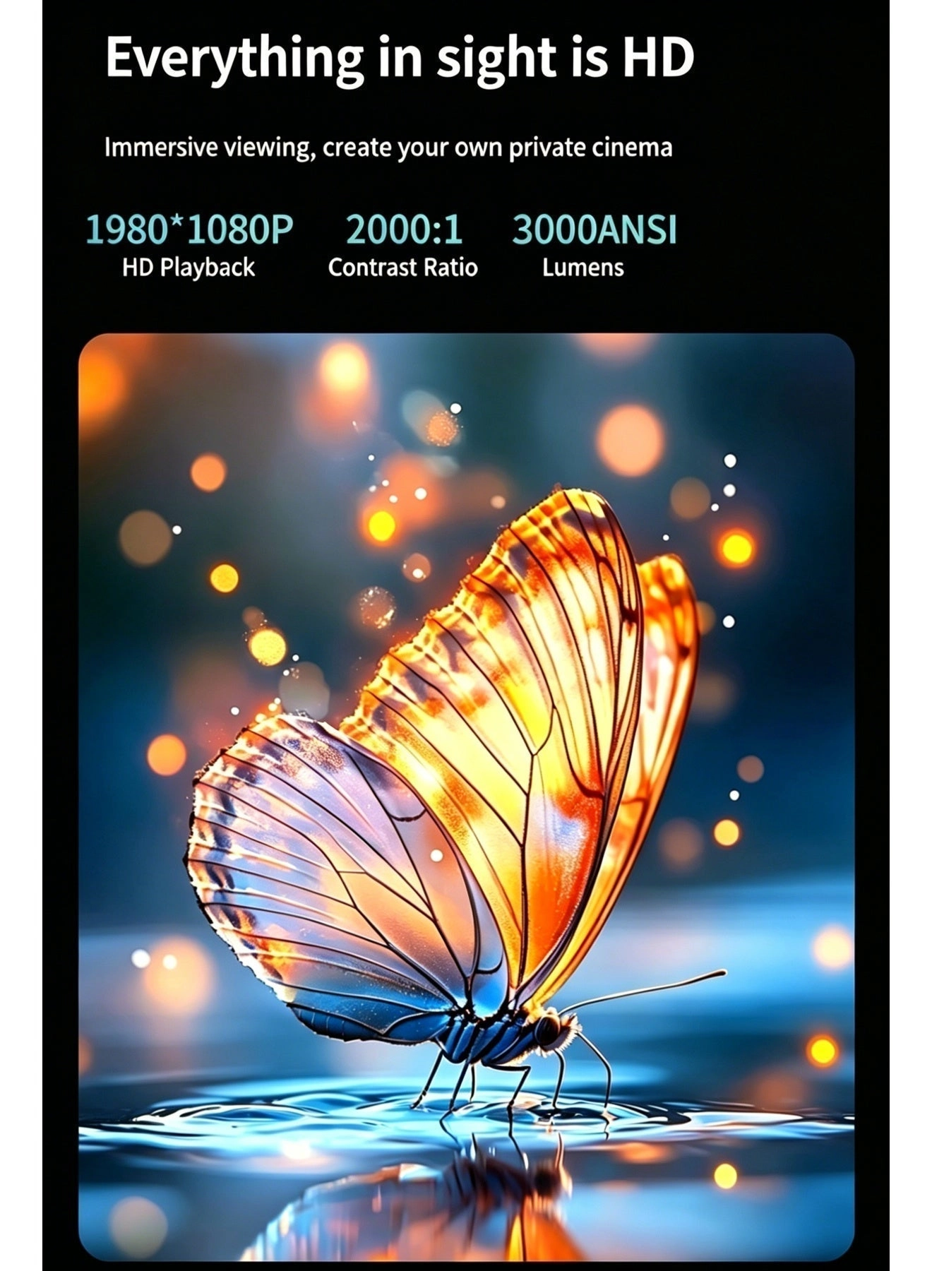 Ultra HD Series HY300Pro+S2 3000 lm