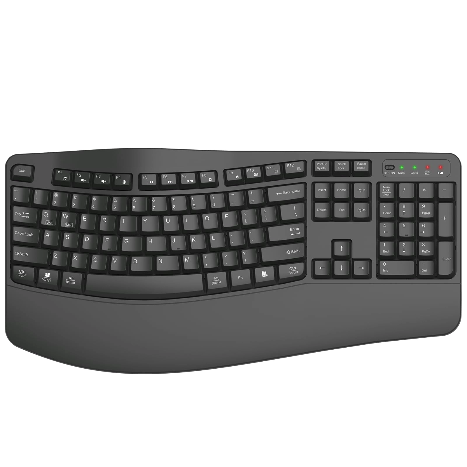 Ergonomic Wireless Keyboard - Wireless
