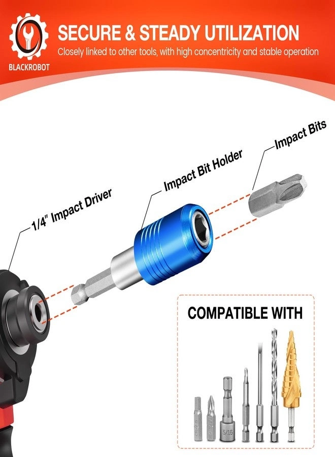 Magnetic Quick Change Impact Bit Holder - 2.5-Inch 1/4"