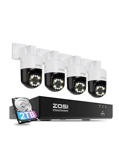 C296 - 4 x 8MP + 8MP NVR - 8 channels 2TB
