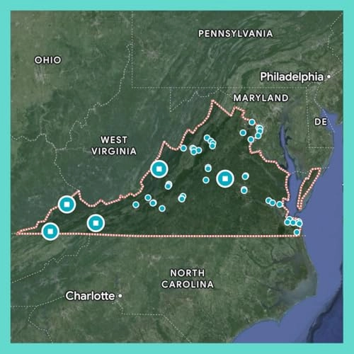 Virginia Adventure Bucket List - 50 Scratch-Off Cards