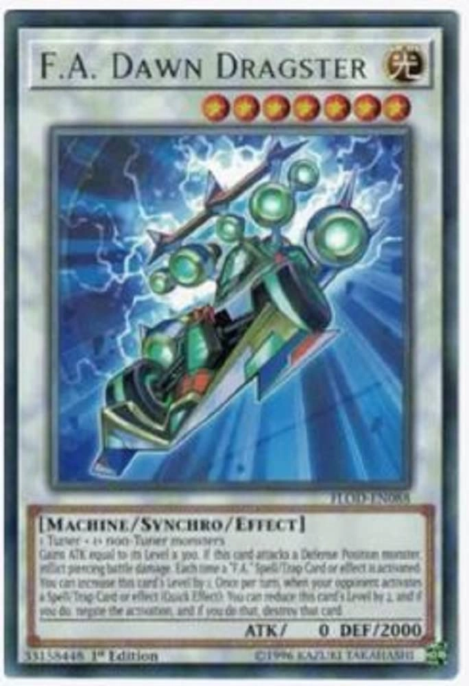 Yugioh Singles F.A. Dawn Dragster FLOD-EN088