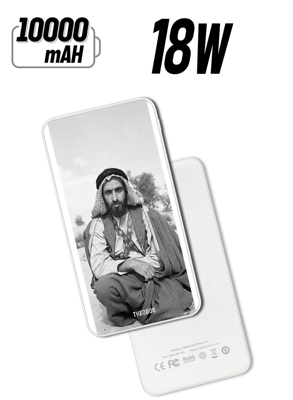 Theodor PPBA543 - 10000 Watt-hour 18W