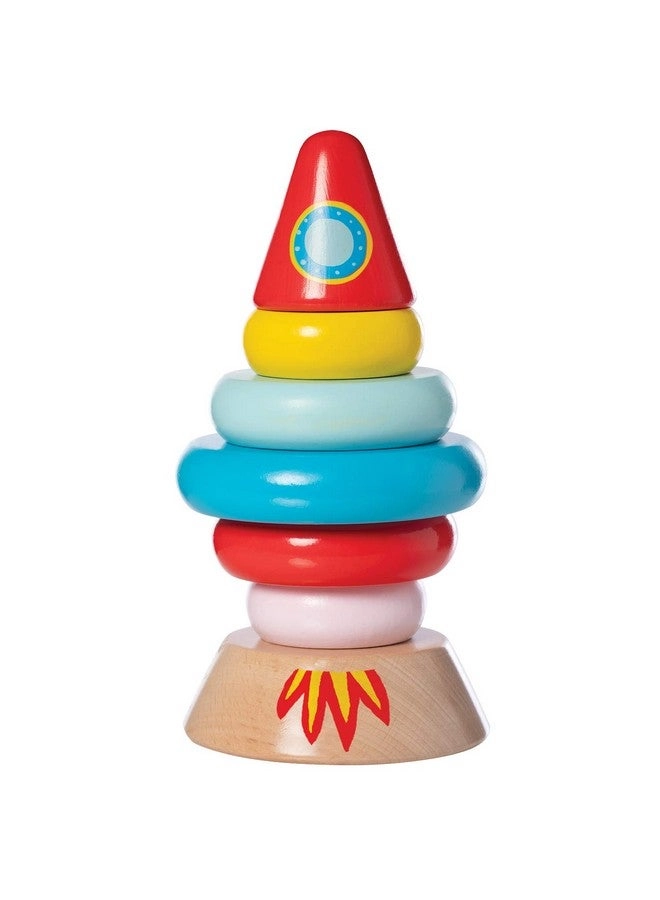 Manhattan Toy Stacker Rocket Stacking Toy - 7 pieces