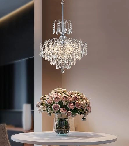 Crystal Chandelier - Dimmable