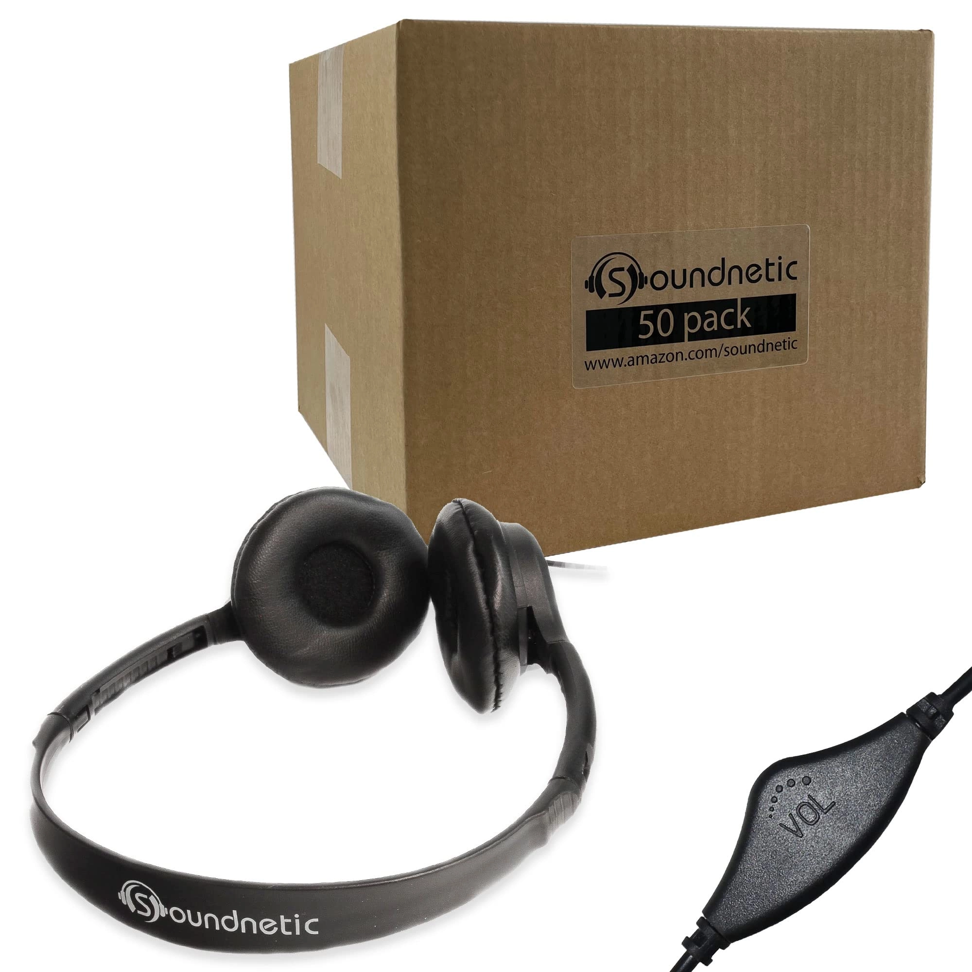 Soundnetic SN-CCV Wired Headphone 50 Pack