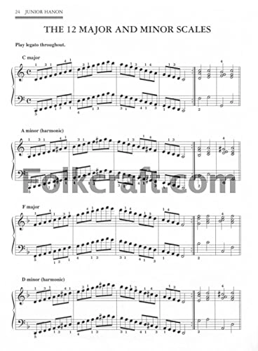 Junior Hanon - For the Piano - 1962 - Alfred Masterwork Edition
