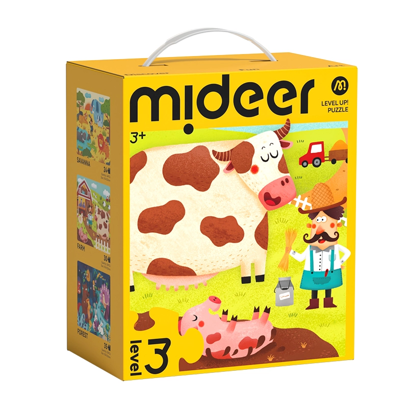 MIDEER Nature 3-In-1 Puzzle (30654455-MD1480) - 89 pcs