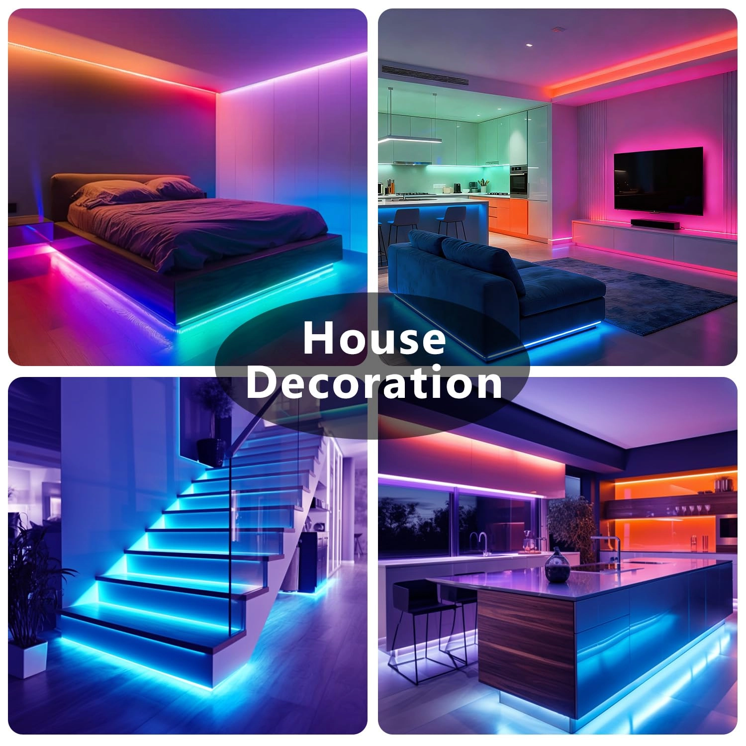 LED Strip Lights - 150 ft