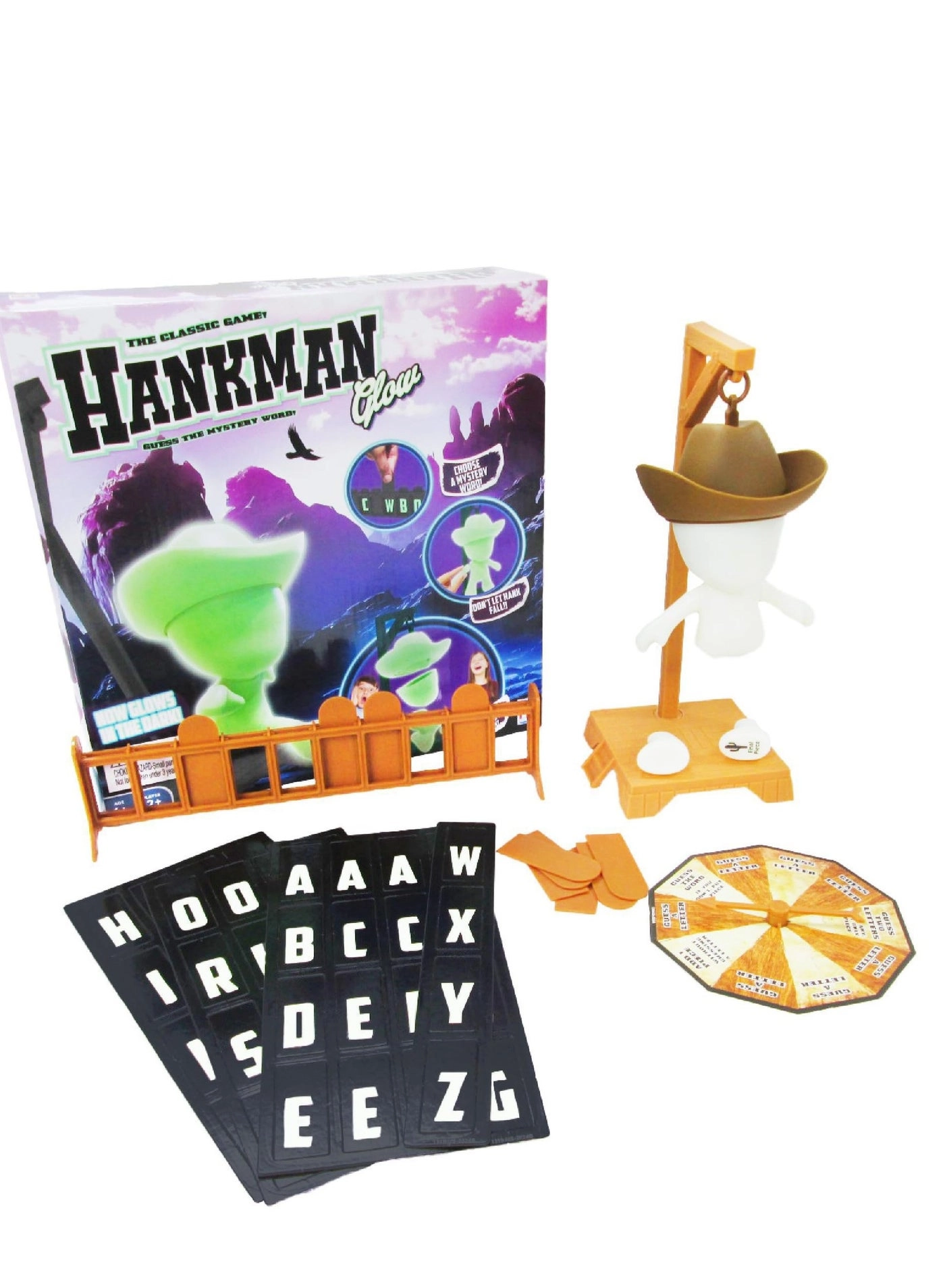 Generic Magnetic Hangman - Cowboy-Themed Glow-in-the-Dark