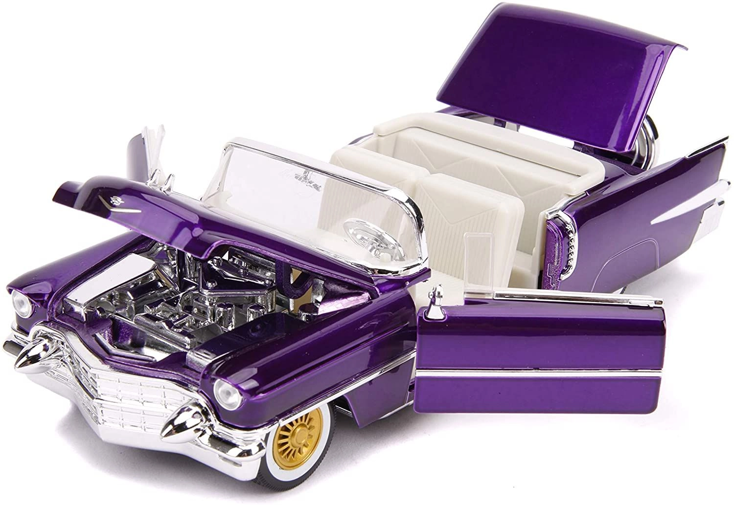 1956 Cadillac Eldorado - Purple with Elvis Figure