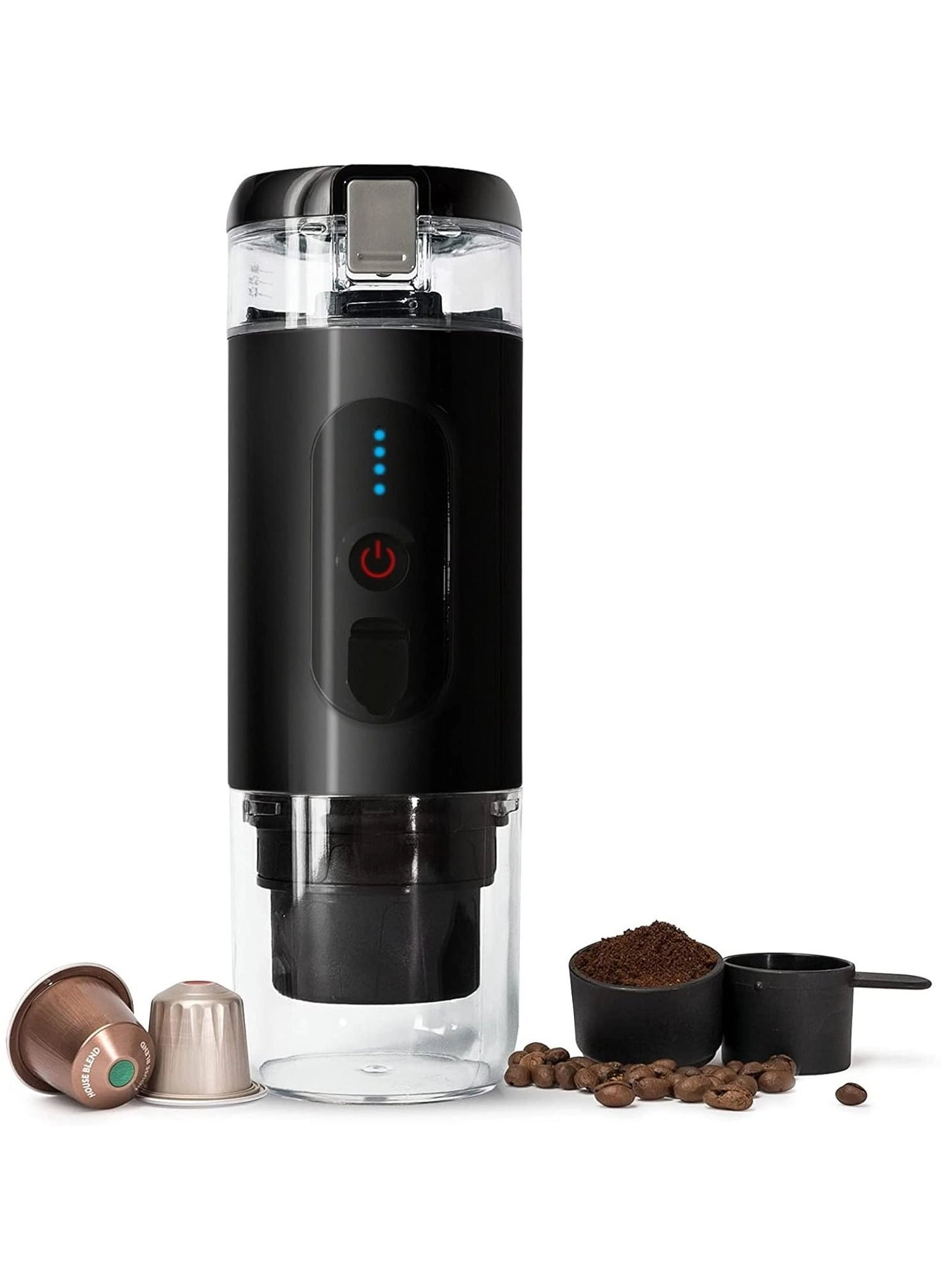 Fipka Portable Espresso Machine - Ground coffee Nespresso capsules