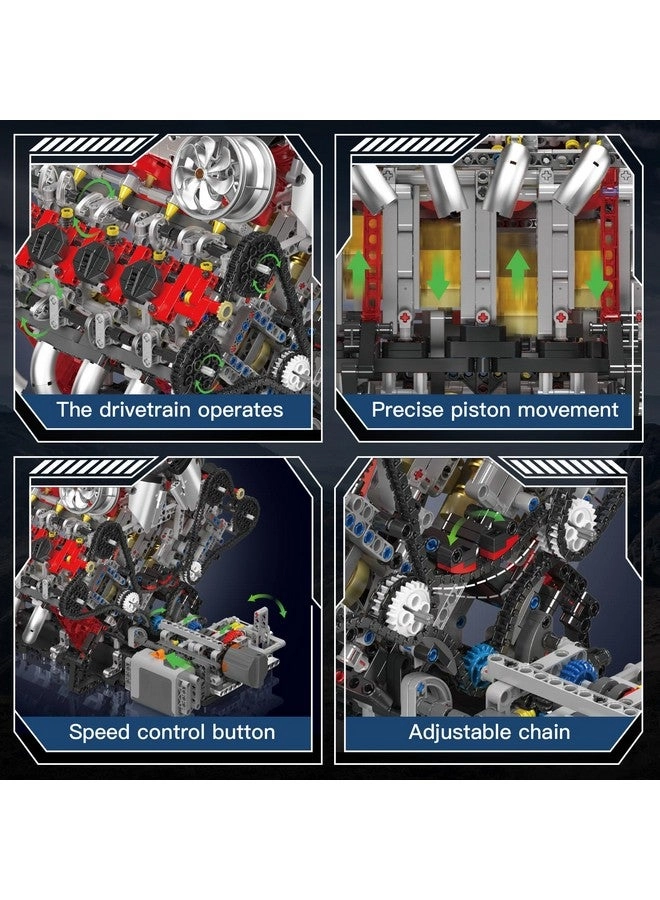 V8 Engine - 2718 pcs for ages 14+