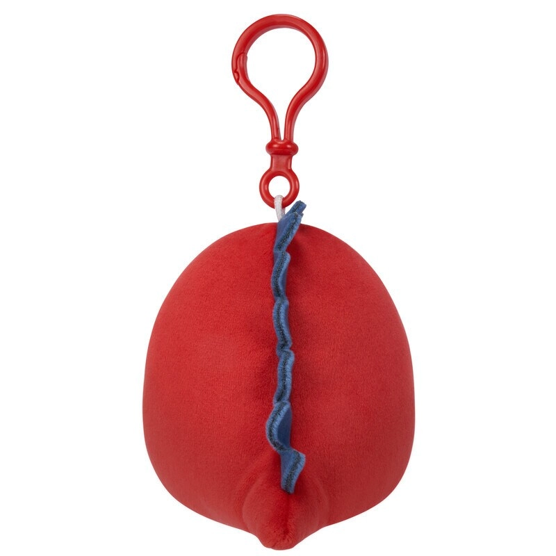 Dolan Red Dino - 3.5" Clip-On Washable Squishy