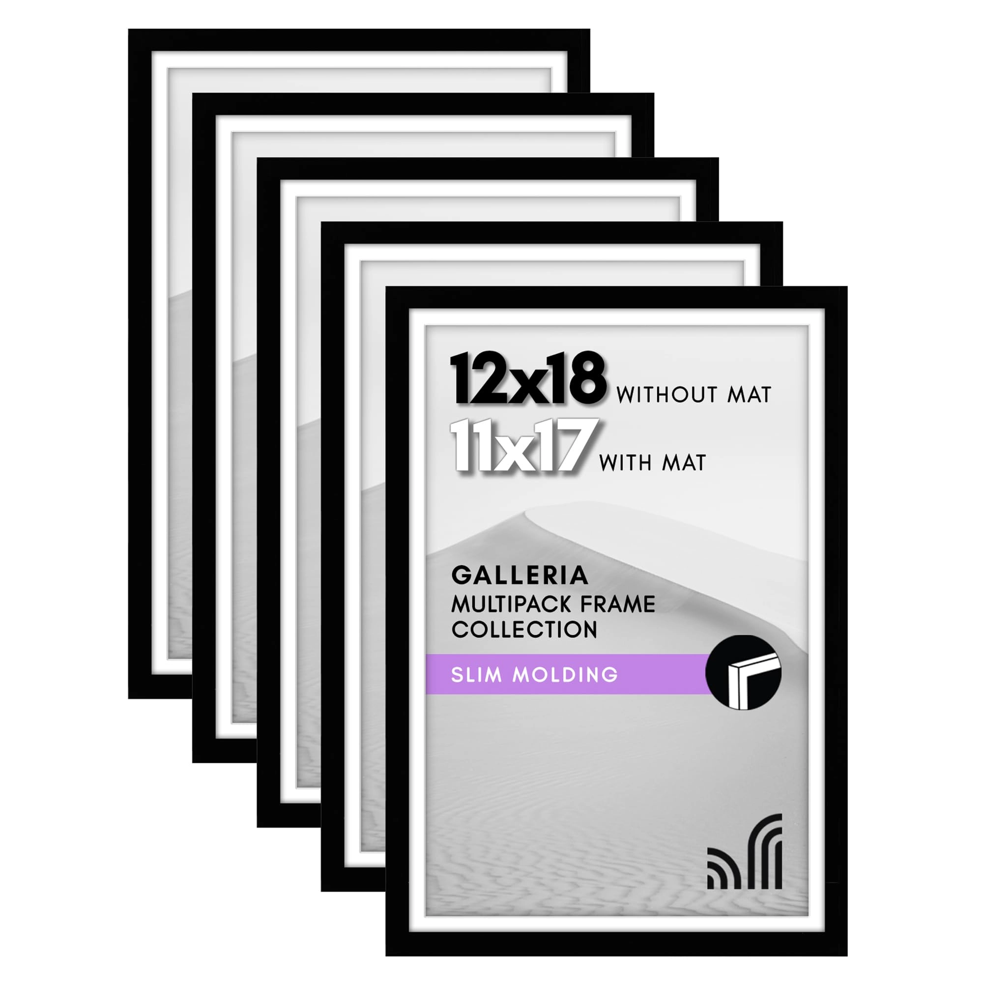 Americanflat PS1218BK5PK - 12X18