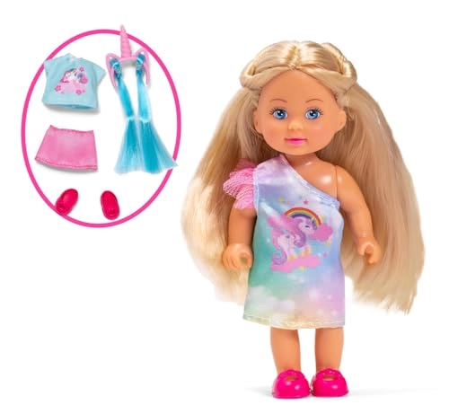 Evi Fashion Doll - 12 cm Unicorn Outfit Ages 3+