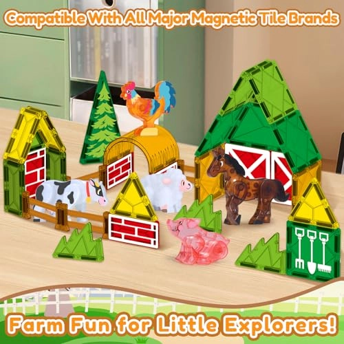Magnetic Farm Animals - 3 years - 12 years 5 pieces