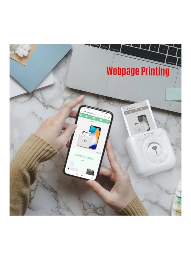 Mini Pocket Thermal Photo Printer OS1768B - Wireless
