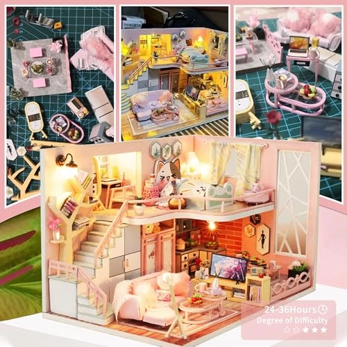 Wooden DIY House Kit - Blossom Stories 1:24