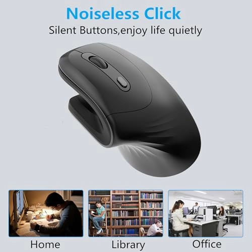 Vertical Ergonomic Mouse - Bluetooth USB