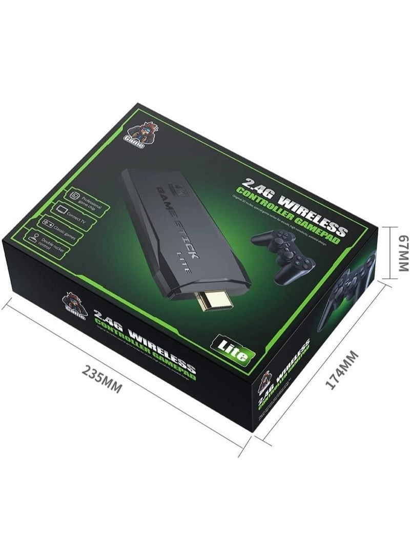 Ontv 4K - 10,000+ Classic Games Dual 2.4G Wireless Controllers