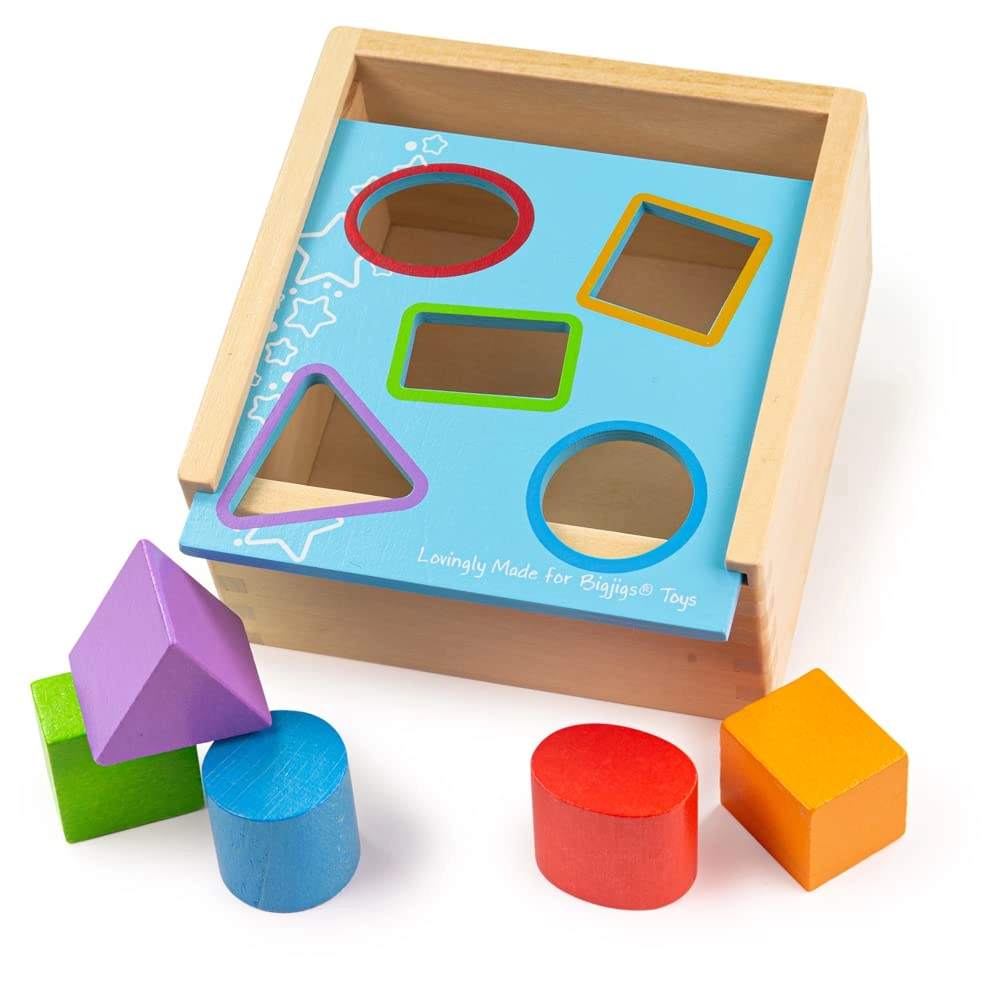 Bigjigs Toys First Posting Box - 1+ 6 pieces