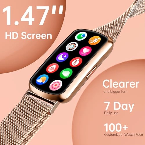 H95 - 1.47 Inches HD display 24/7 Heart Rate Blood Oxygen