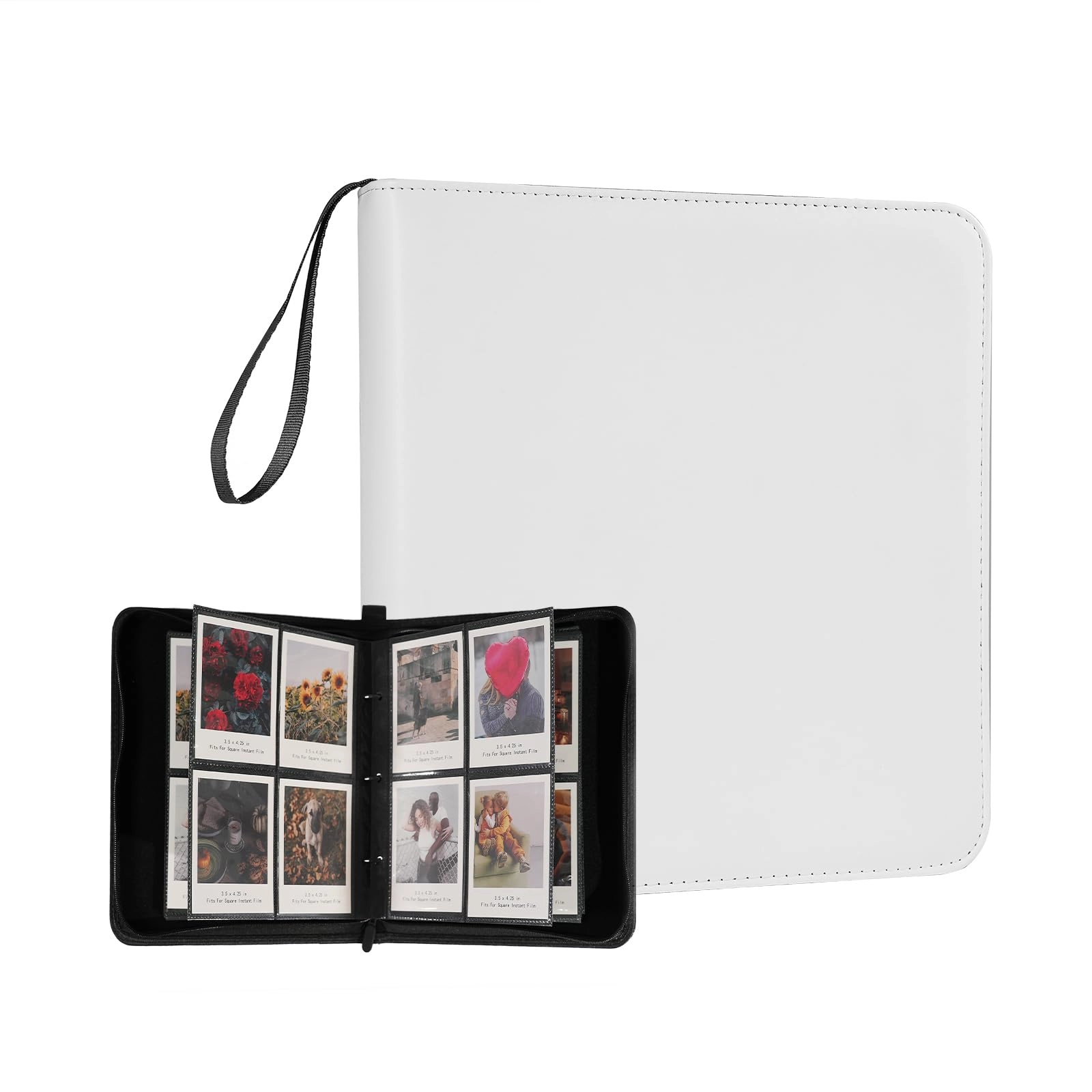 i-Type Square 240 Pockets PU Laminated with Greyboard Photo Album