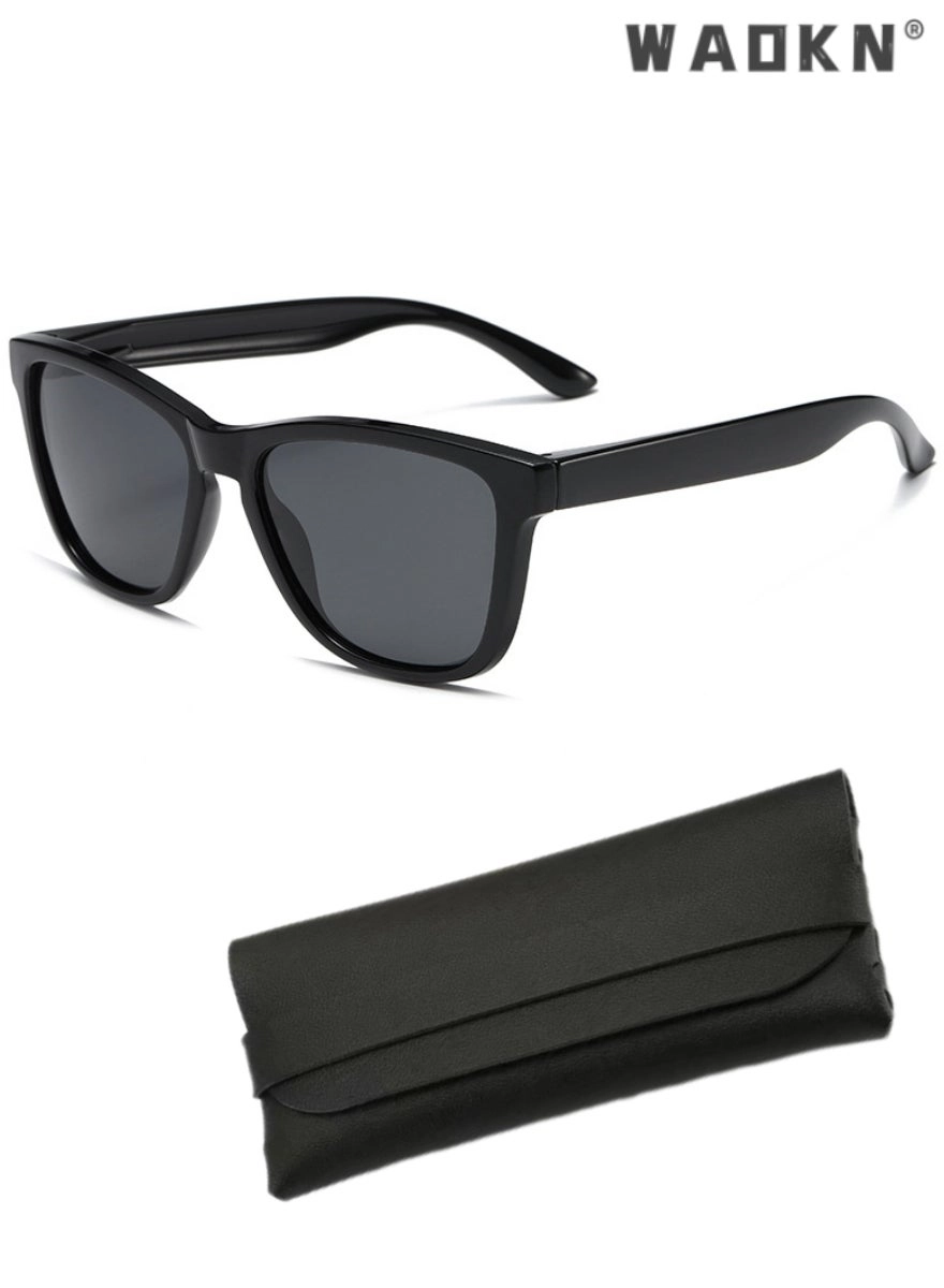 Polarized Square Sunglasses - 45mm Grey