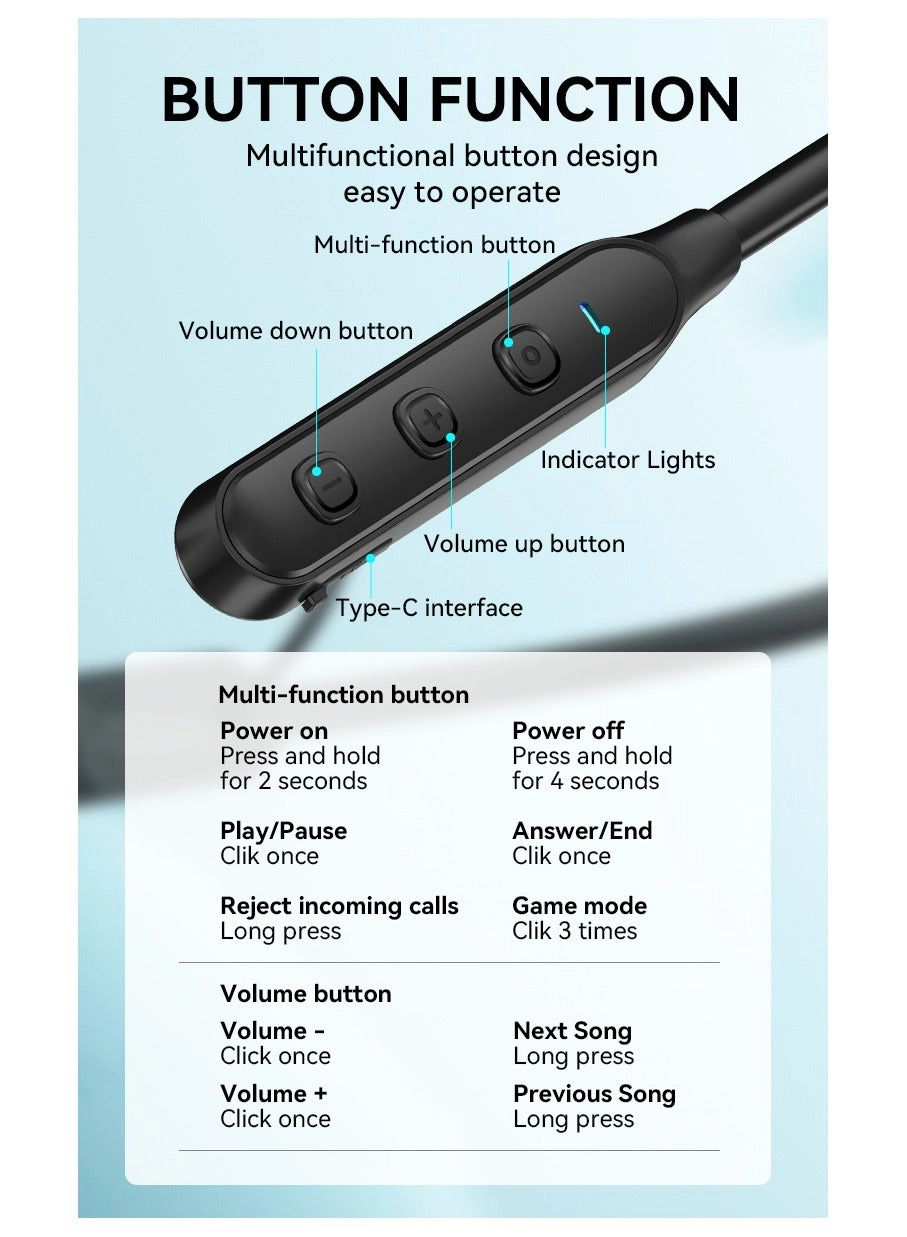 Sports Neckband Earphones Wireless Earphone