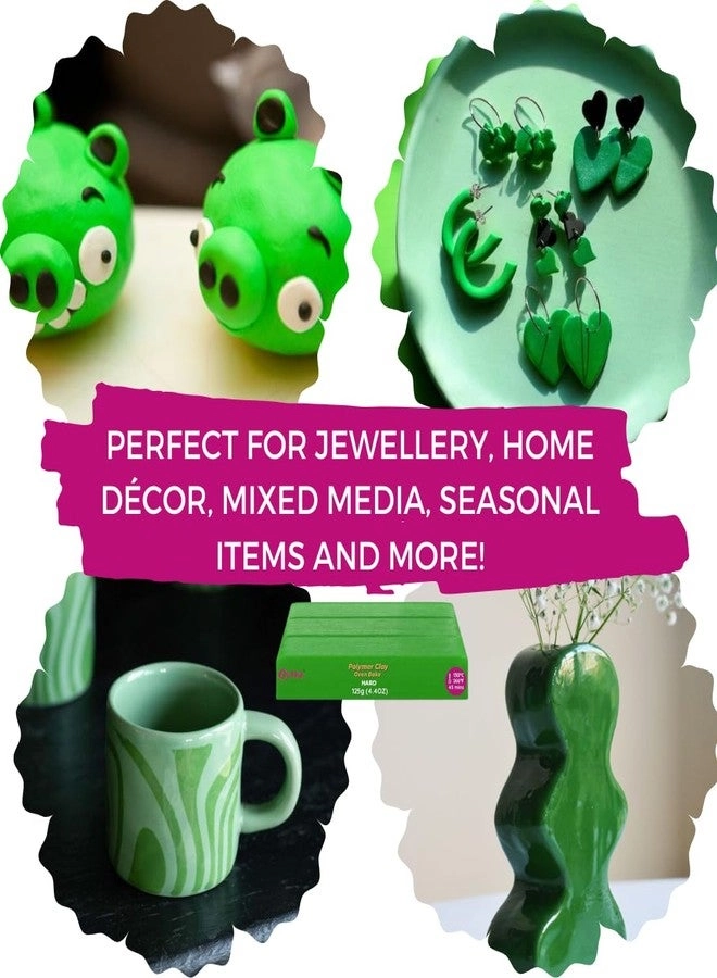 Polymer Clay - Hard Oven Bake for Canes and Sculpting Miniatures